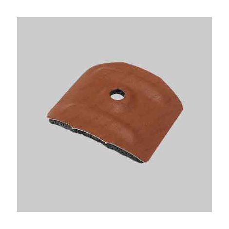 CAPPELLOTTO CURVO 47x50 mm - Col. Rosso tegola RAL 8004 - 500 pezzi