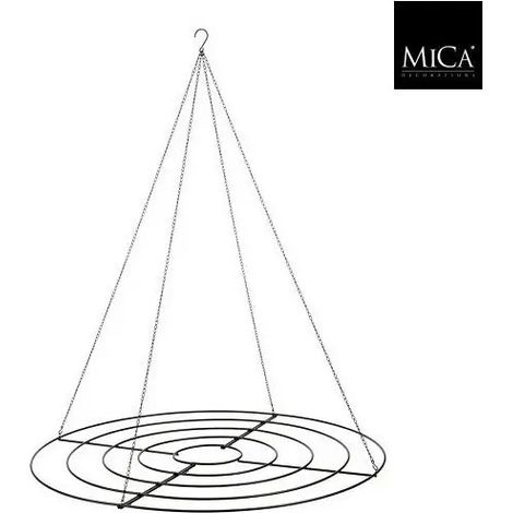 Cono decorativo nero con gancio Ø150 × H180 cm