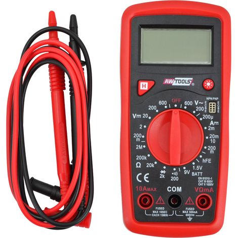Messgerät awtools digital multimeter universal 0-600V 0,2 kg