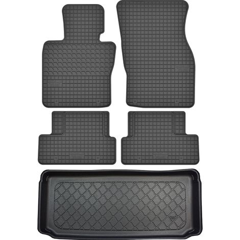 Mini Cooper III F56 Hatchback dal 03.2014 SET - tappetini in gomma per auto + tappetino per bagagliaio (1/5)
