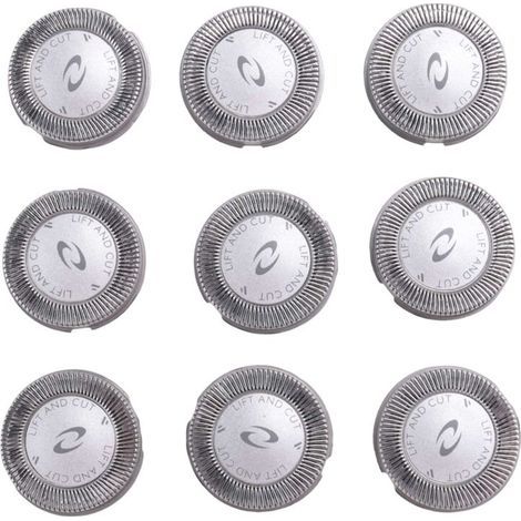 9-teiliger Ersatzscherkopf für Barttrimmer Modelle HQ3, HQ4, HQ55 und HQ56 (1/5)