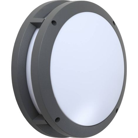 Smarta hem vägglampa utomhus "Liren" aus aluminium / grå / zink von Lindby