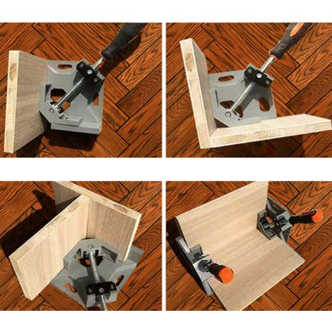 Präziser, multifunktionaler Vierkant aus legiertem Stahl, 90°-Schwenkbackenklemme für die Holzbearbeitung, robuste Befestigung (1/5)