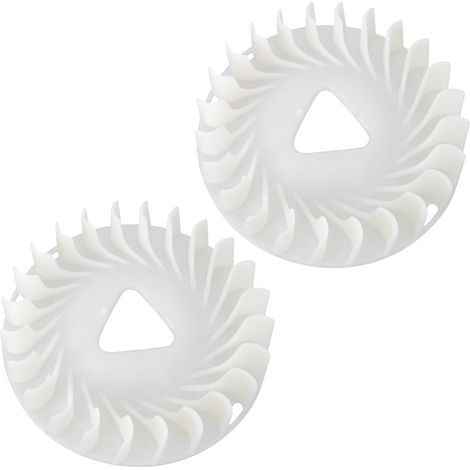 2 Stück 5 kW/6,5 kW Motor-Schwungrad-Lüfterflügel passend für 188F/190F Benzinmotor-Generator-Teile (1/5)