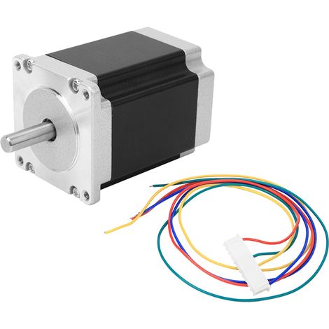 Moteur pas à pas NEMA 23 1.8° 23HS7628 76mm, arbre Ø8mm, câble 4 broches, accessoire pour imprimante 3D (1/5)