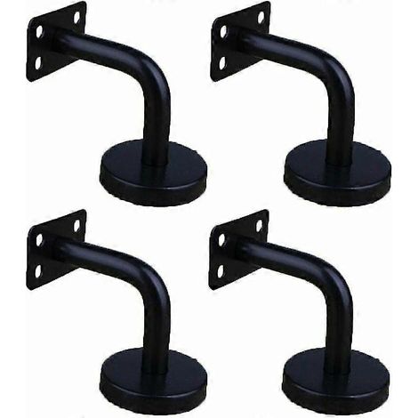 Filiyano-Supports de main courante en acier inoxydable - Ensemble de 4 pour rampes d'escalier murales