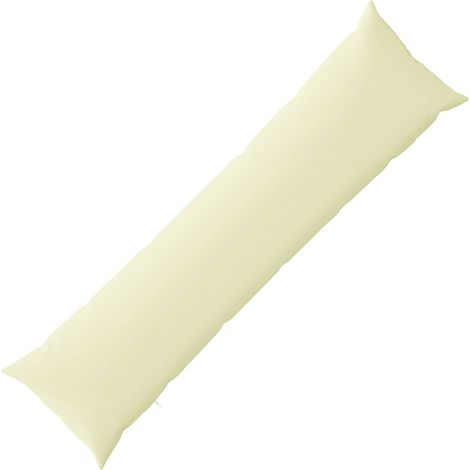 Housse de coussin HEERLEN Crème 40 x 145 cm Polyester vidaXL