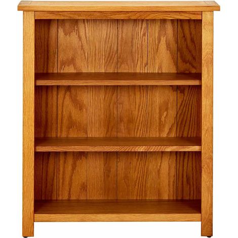 Maison Exclusive - Libreria a 3 Ripiani 70x22,5x82 cm in Massello di Rovere (1/5)
