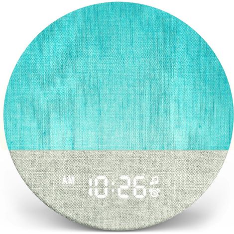 Réveil Simulateur d'Aube avec 29 Sons et Bruit Blanc Bébé, Kaki Routines Personnalisables, Veilleuse à Intensité Variable, Réveil Lever de Soleil, pour Chambre, Cadeau, Sunrise 1 (1/5)