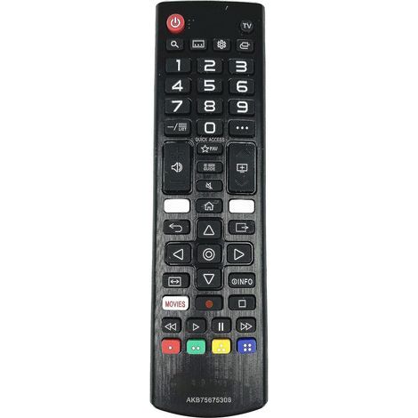 Verschleißfeste TV-Fernbedienung AKB75675306 (1/4)
