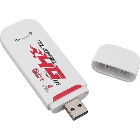 Modem routeur USB 4G LTE 500 Mbps avec emplacement pour carte SIM, routeur Wi-Fi portable pour les voyages en Europe, Asie, Océanie et Afrique (1/4)