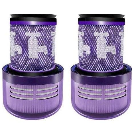 2er-Pack Ersatzfilter für den kabellosen Dyson V12 Detect Slim Staubsauger 971517-01, waschbar (1/3)