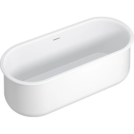 Vasca da bagno freestanding - 160 x 74 x 60 cm - Bianco opaco - 234 L - CALDRIA (1/5)