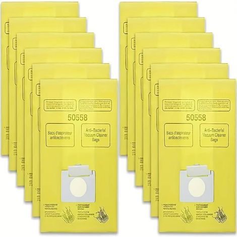 Lot de 12 sacs de rechange pour aspirateur traîneau Kenmore C/Q 50555, 50558, 50557 et type C-5 - Sacs à poussière de qualité supérieure (1/5)
