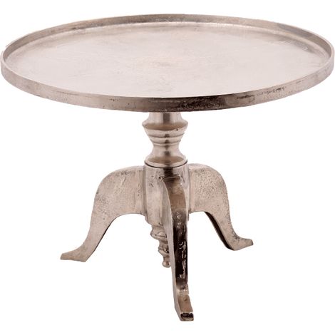 Table d'appoint Mirella aluminium 65x44cm (1/3)