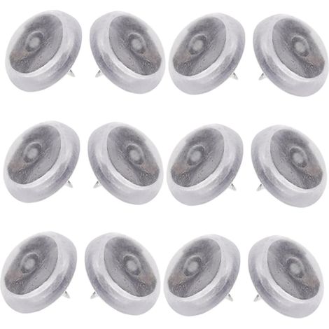 de 24 embouts plats en silicone transparent pour pieds de (1/5)