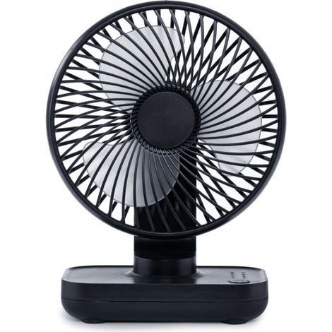 Mini-Tischventilator, leiser USB-Ventilator, 4000-mAh-Akku, 4 Geschwindigkeitsstufen, tragbarer Tischventilator für Zuhause, Büro und Reisen (1/5)