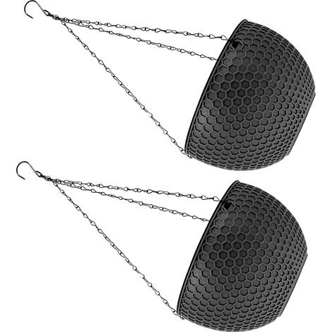 paniers suspendus ronds pour pots de fleurs semicirculaires (1/5)