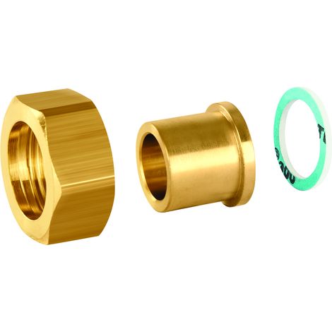 Anschlussverschraubung S-F Löttülle 12mm, G1/2, flach dichtend