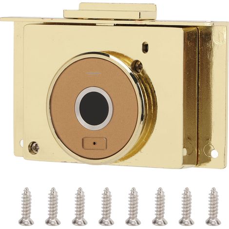 Serrure à empreinte digitale pour la protection de la vie privée et la sécurité. Serrure biométrique intelligente pour armoire. Serrure sans clé pour tiroir domestique. (1/5)