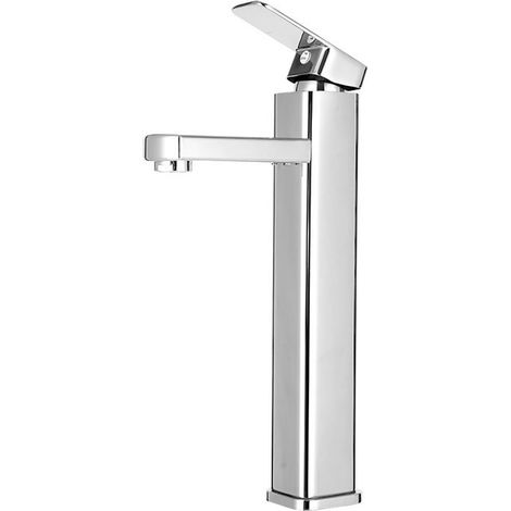 Robinet monotrou pour lavabo de salle de bain, débit d'eau chaude et froide régulier, G1/2 (1/5)