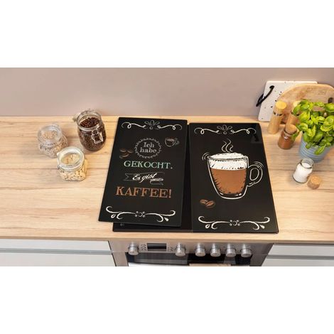 Herdabdeckplatten "Coffeetime" 2er-Set (1/5)