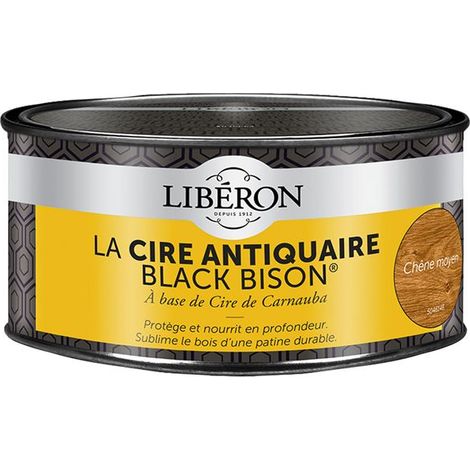 Black Bison Wachs 500cc Mittel Eiche - Liberon