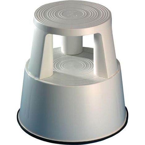 Tabouret roulant Ku. gris clair H. avec/sans charge 425/430 mm D. en haut 290 mm D. en bas 440 mm (1/8)
