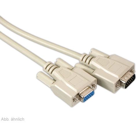 Sub-D Verlängerungskabel, 9-polig, 1:1, 3m, Stecker/Kupplung