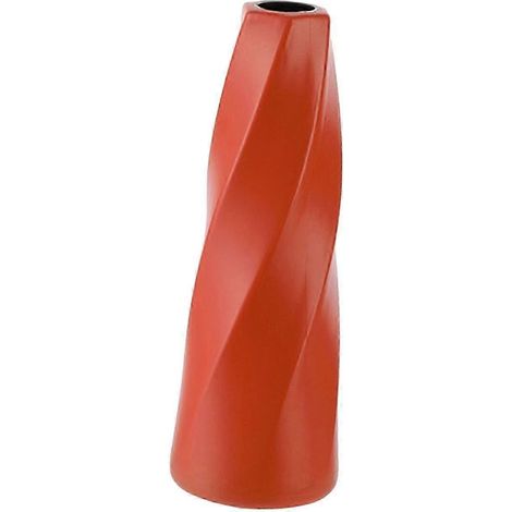 Vase minimaliste, vase à fleurs moderne, vase géométrique, vase décoratif, vase élégant, vase européen, décoration pour chambre et cheminée-orange