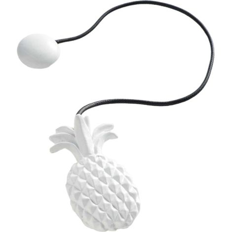 Embrasse de Rideau Aimantée "Lewis" 42cm Blanc (1/4)