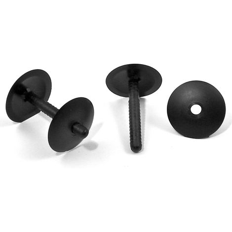 Ajile - Clip Assemblage Panneaux épaisseur 20 à 40 mm NOIR tête diam. 30 mm
