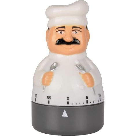 Timer da cucina - Conto alla rovescia - Timer meccanico - 60 minuti - Conto alla rovescia - Sveglia a forma di cottura - Adatto a bambini e anziani - Può essere