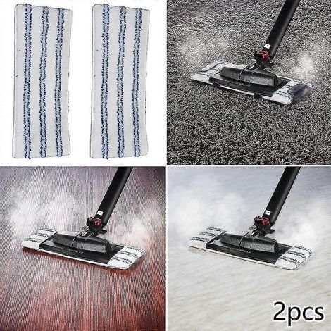 Lot de 2 chiffons en microfibre pour nettoyeur vapeur Polti Vaporetto, durables et lavables, avec brosse Vaporflexi et Eco Pro 3000() (1/4)