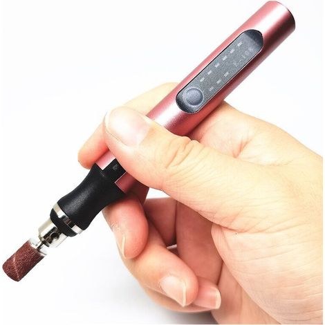 Stylo de gravure électrique, kit d'outils de gravure portable, mini stylo de gravure, USB rechargeable, DIY bijoux métal verre pierre plastique bois outil de gravure multifonction (1/5)