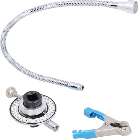 Clé dynamométrique angle 360° 1/2 pouce vérificateur rotation mesureur outil universel (1/5)