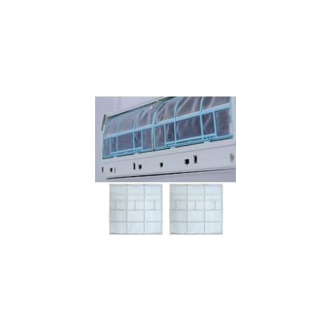Lote de 2 filtros para aire acondicionado, filtro de aire - Pantalla antipolvo colgante - 29,5 x 28,5 cm (1/5)