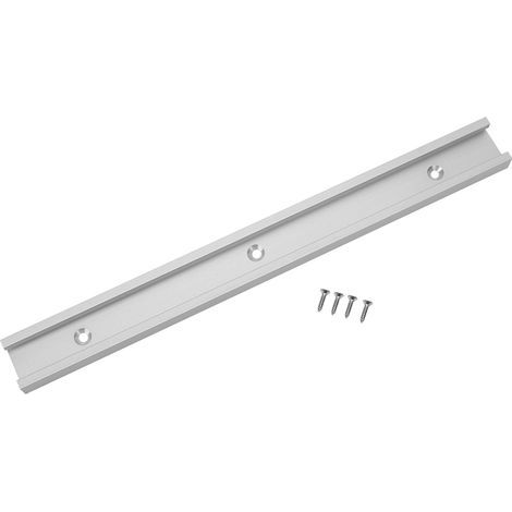 Gabarit de rail d'onglet à rainure en T en alliage d'aluminium, outil de menuiserie pour dalles coulissantes non poreuses (500 mm) (1/4)