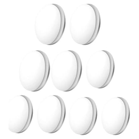 Poids pour rideau de douche, lot de 10, blancs, magnétiques, imperméables et épais, fixations pour rideau de douche, pinces pour salle de bain (1/5)