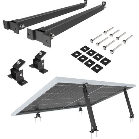 NuaSol Elevazione Montaggio modulo solare Balcone Centrale elettrica Tetto piano (1/5)