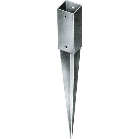 TrendLine Einschlagbodenhülse 71 x 71 x 900 mm feuerverzinkt Pfostenhülse (1/3)