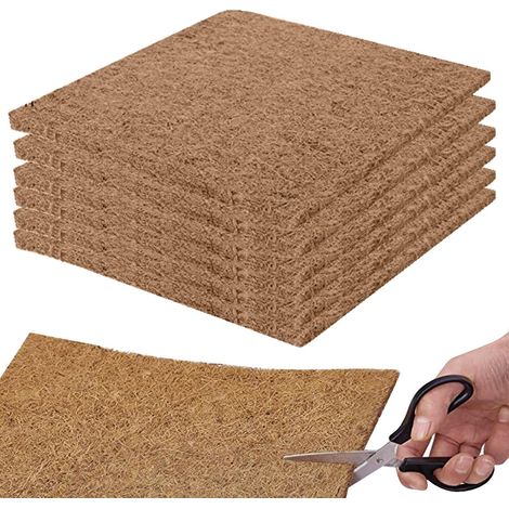 Tapis de Nidification en Fibre de Coco,Litière en Fibre de Coco pour nichoirs à Poulet Tapis d'élevage de volaille de Fond de poulailler, matériau de Repos Protection des œufs