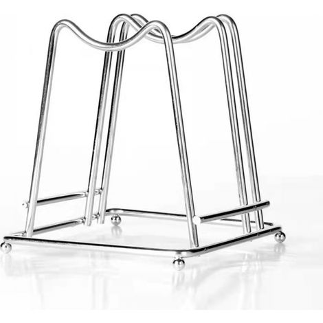 BEBUSINGOTO Soporte para tabla de cortar de acero inoxidable, estante para tabla de cortar, organizador de cocina para el hogar, soporte para tabla de cortar (1/5)