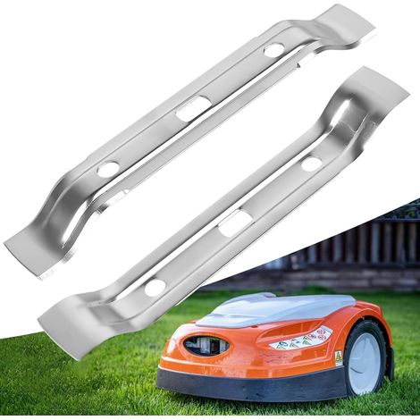 Lot de 2 lames de rechange pour robot tondeuse Stihl iMOW RMI 422, 422P, 422PC. (1/5)