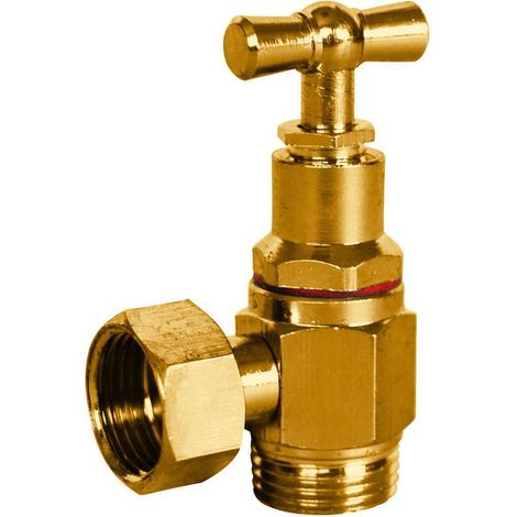 robinet arrêt - pour wc - equerre - diamètre 12 x 17 - laiton - altech 4071049