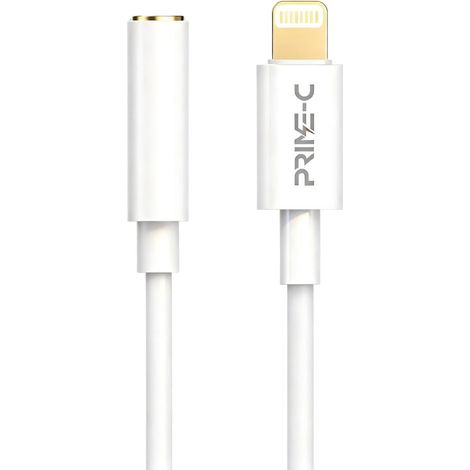 Adaptateur audio Lightning vers prise femelle 3,5 mm (pour appareils Apple) (1/2)