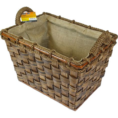 Cesto de leña rectangular - 49x33x36 cm