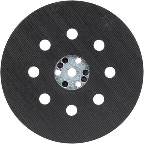 Accessories Medium-Hard Sanding Pad (for Paint, Putty, 8 Holes, Diameter 125 mm, Eccentric Sanders Accessories) [Energy Class A+] (1/4)