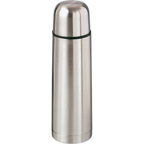 MATO interpräsentClassico Bottiglia termica, thermos,Acciaio inox (spazzolato), Nero,1 l,4097