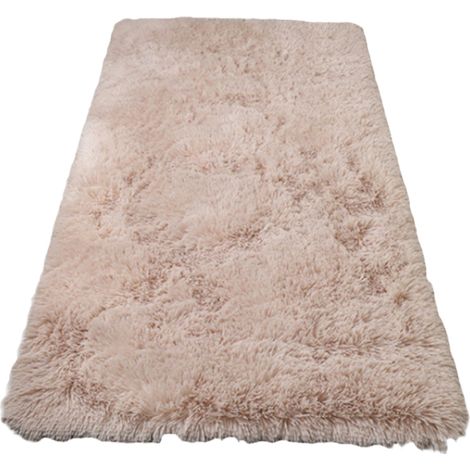Tapis de Salon Peluche 120x160cm Tapis Moderne Interieur Confortable Shaggy Maison Chambre Tapis de Plancher